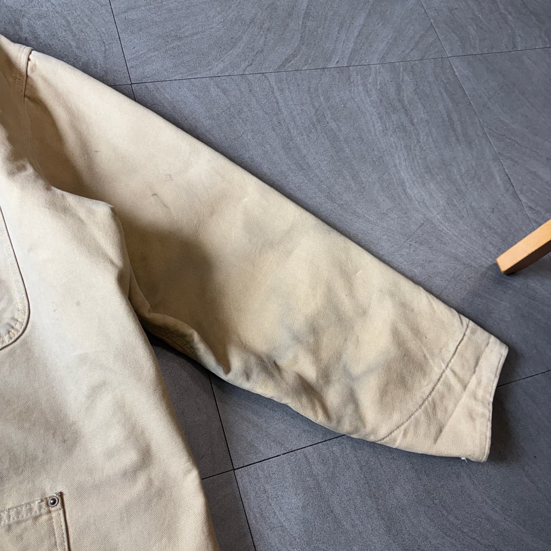 칼하트 정품 베이지 덕 초어 자켓 상품이미지5