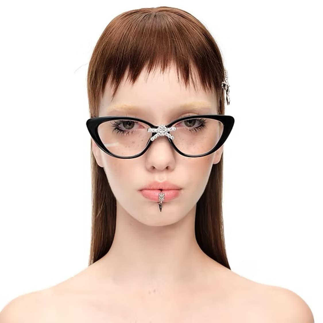 YVMIN X SHUSHUTONG / Gemstone Bow Glasse 상품이미지2