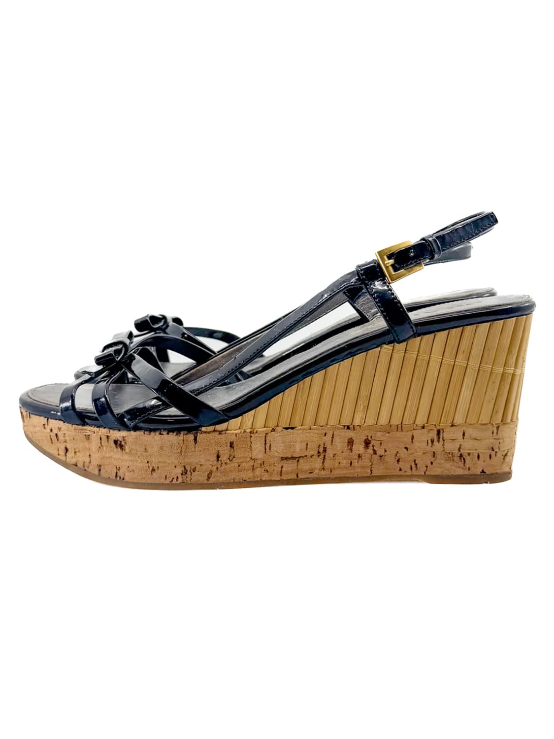 Prada Bamboo Wedge Sandals / 37 상품이미지2