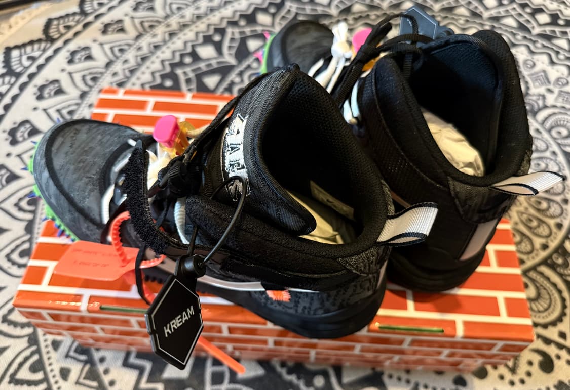 Nike xOff-white Air force 1 Mid sp Black 상품이미지5
