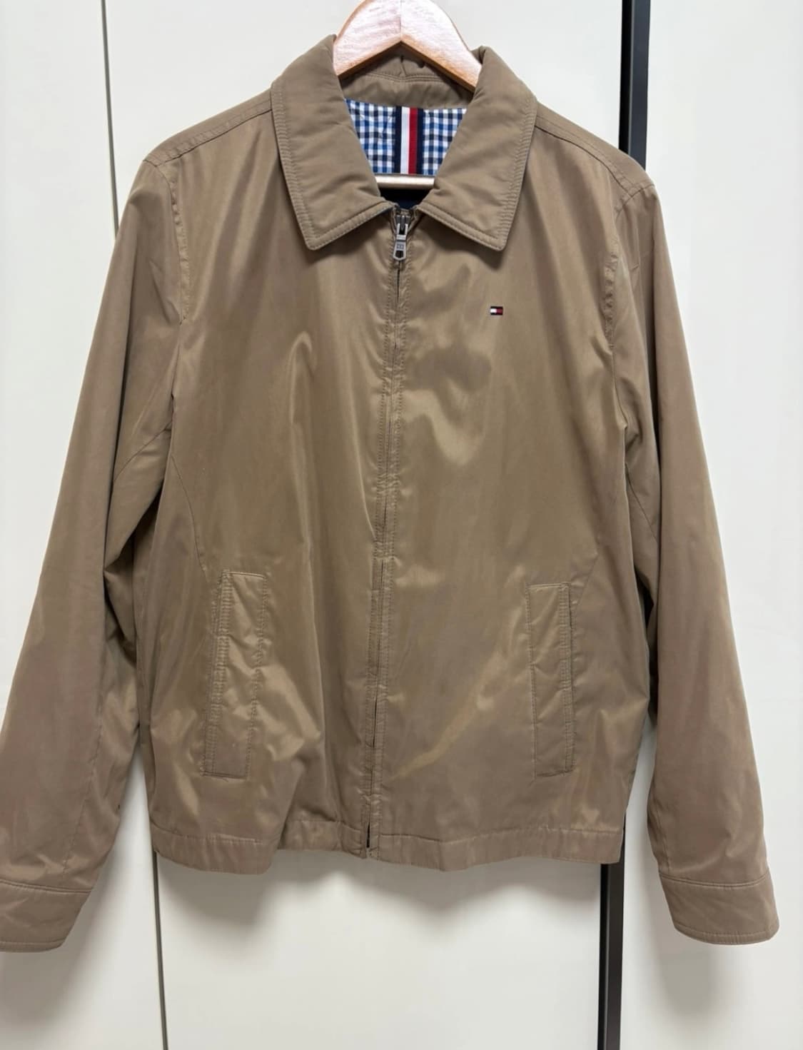 타미힐피거 자켓 카키 베이지 s 상품이미지1