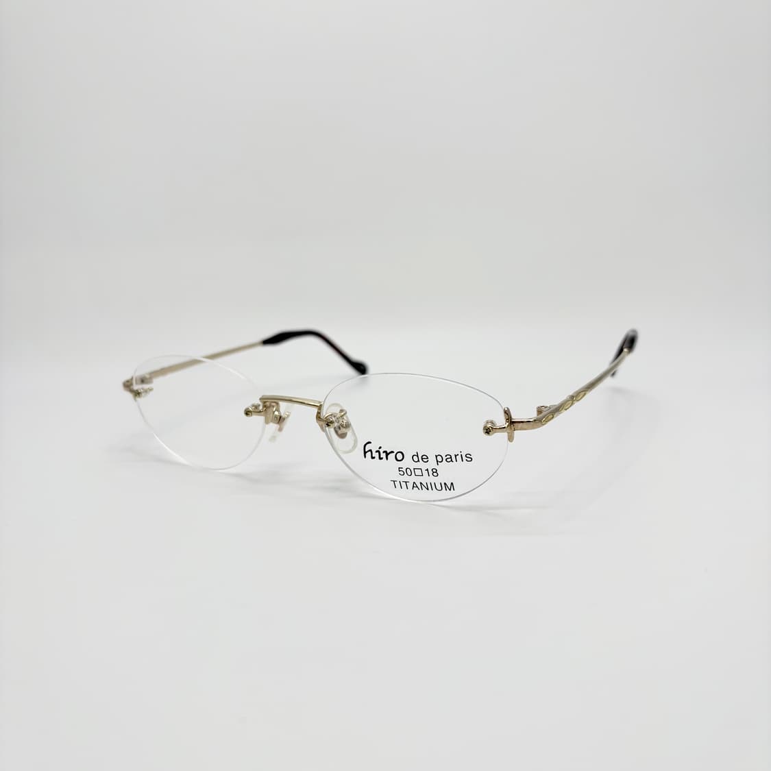 HIRO DE PARIS 골드 오벌 무테 상품이미지1