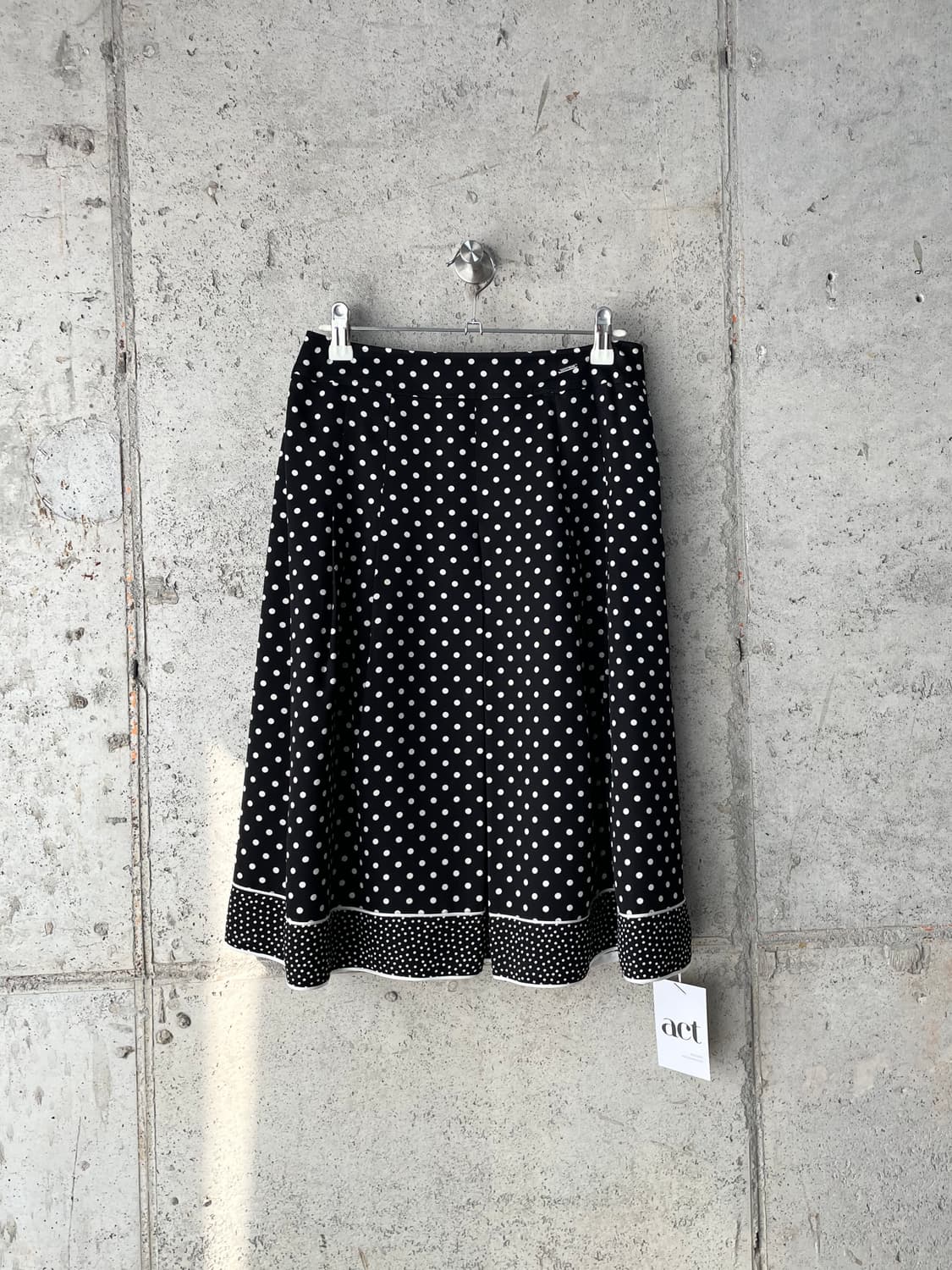00s Courreges 꾸레쥬 도트 스커트 상품이미지2