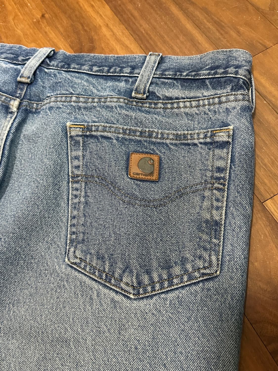 carhartt 데님팬츠 빈티지 데미지 루즈핏 40 상품이미지5