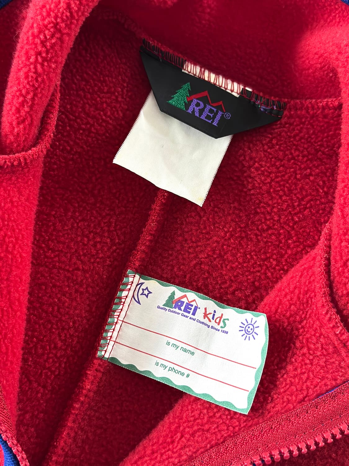 90s 빈티지 REI 하프집 플리스 풀오버 상품이미지6