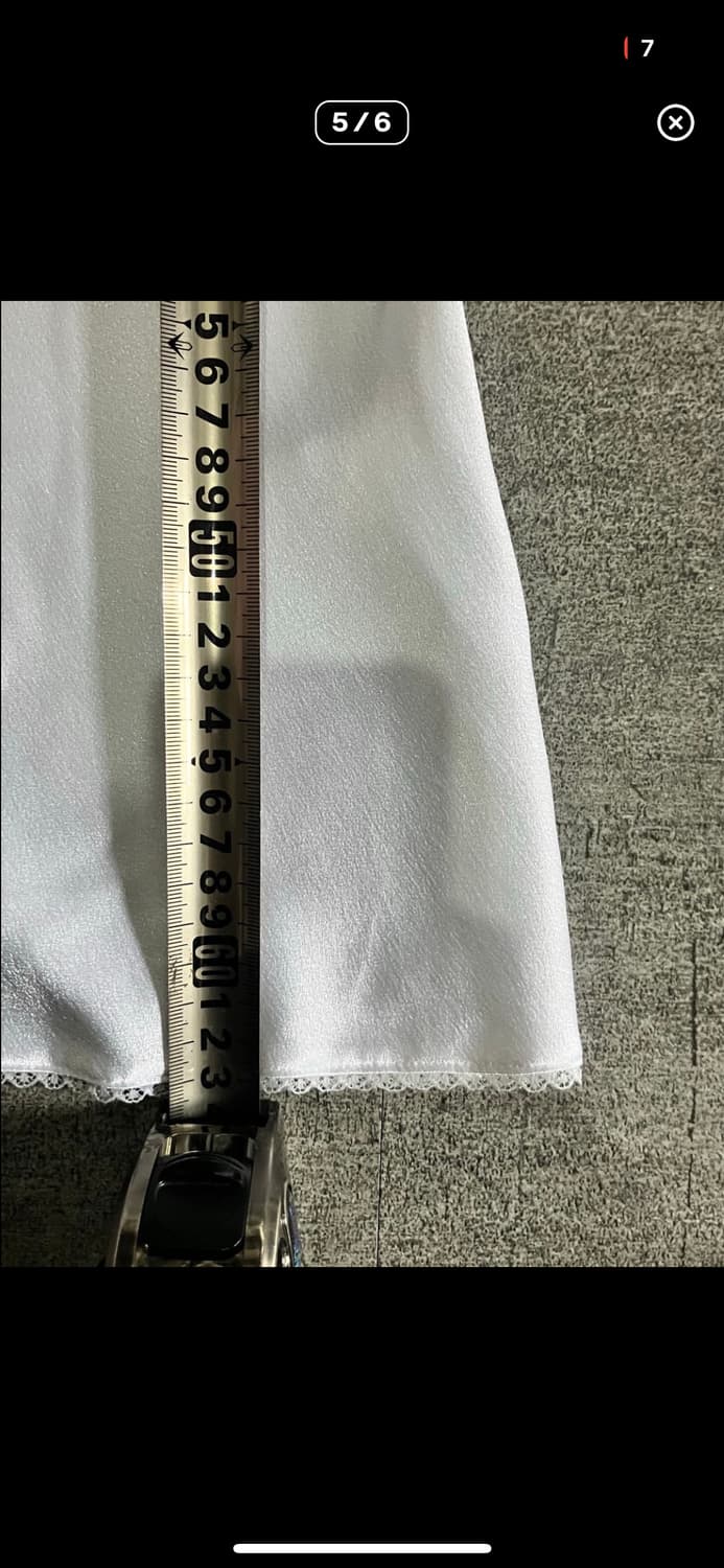 디올 오네갸루 핀터깔 핏 레전드 레이스 슬리브리스 나시 상품이미지5