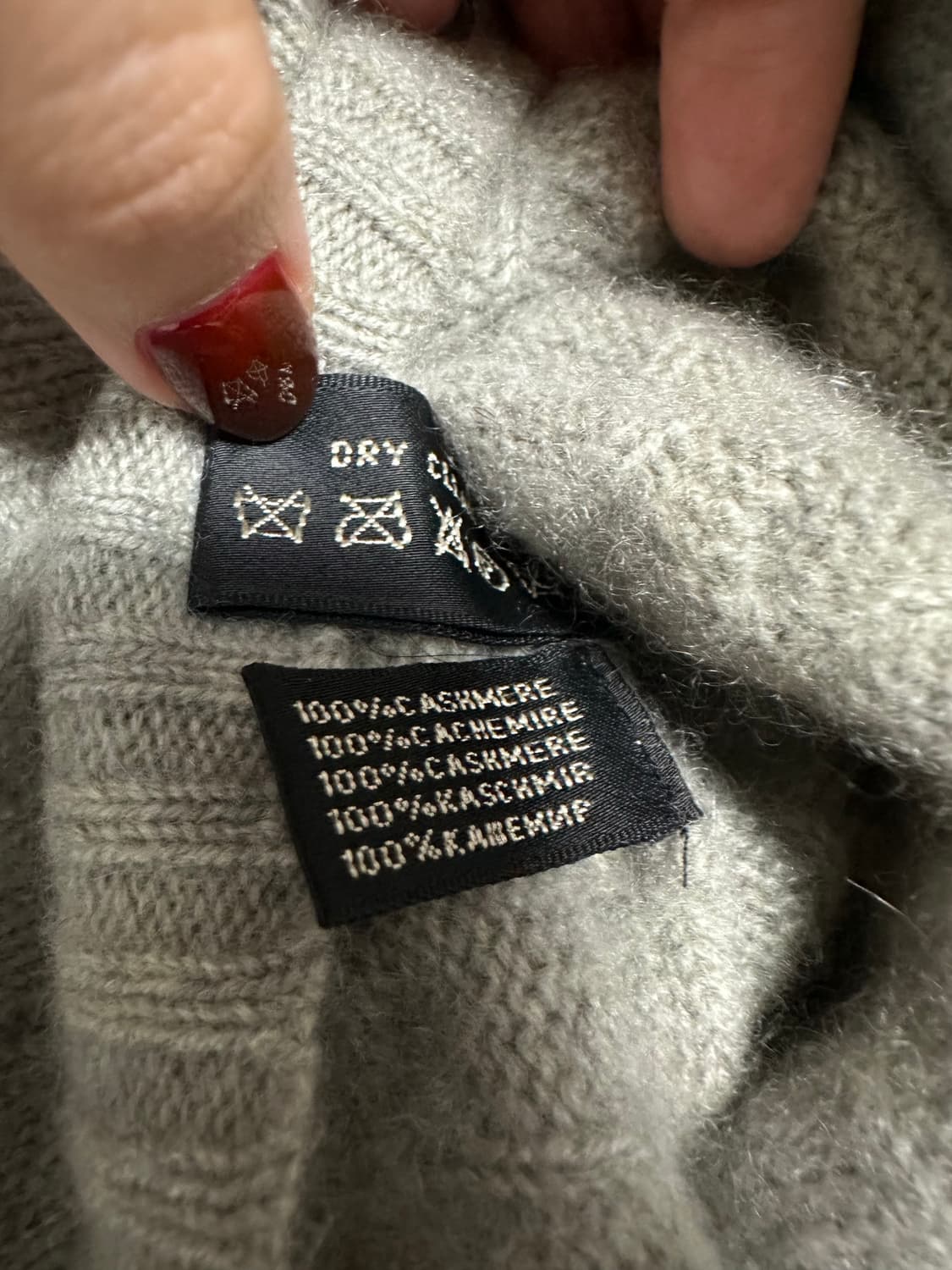 랄프로렌  캐시미어100 보트넥 원피스 상품이미지6