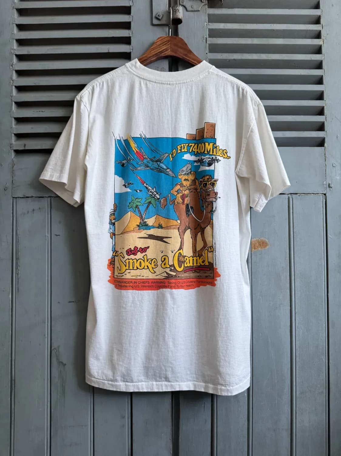 [OS]90's USA 빈티지 카멜 프로모 티셔츠 상품이미지1