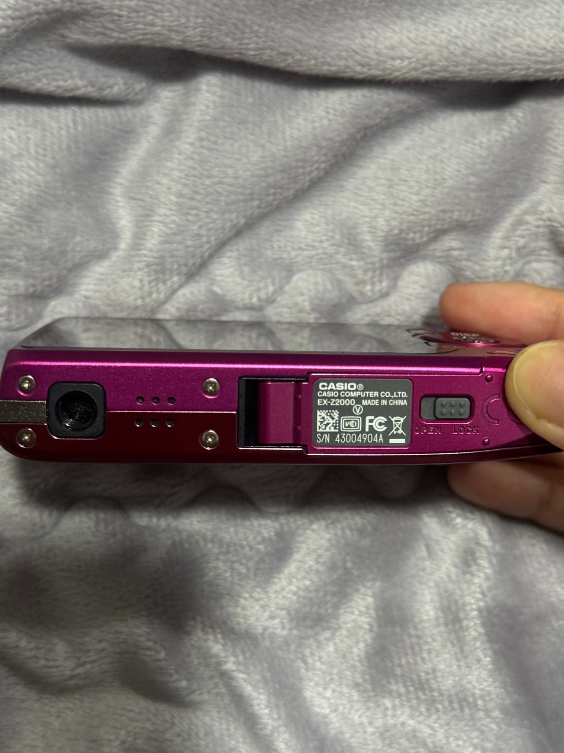 카시오 엑슬림 z2000 핑크 상품이미지7