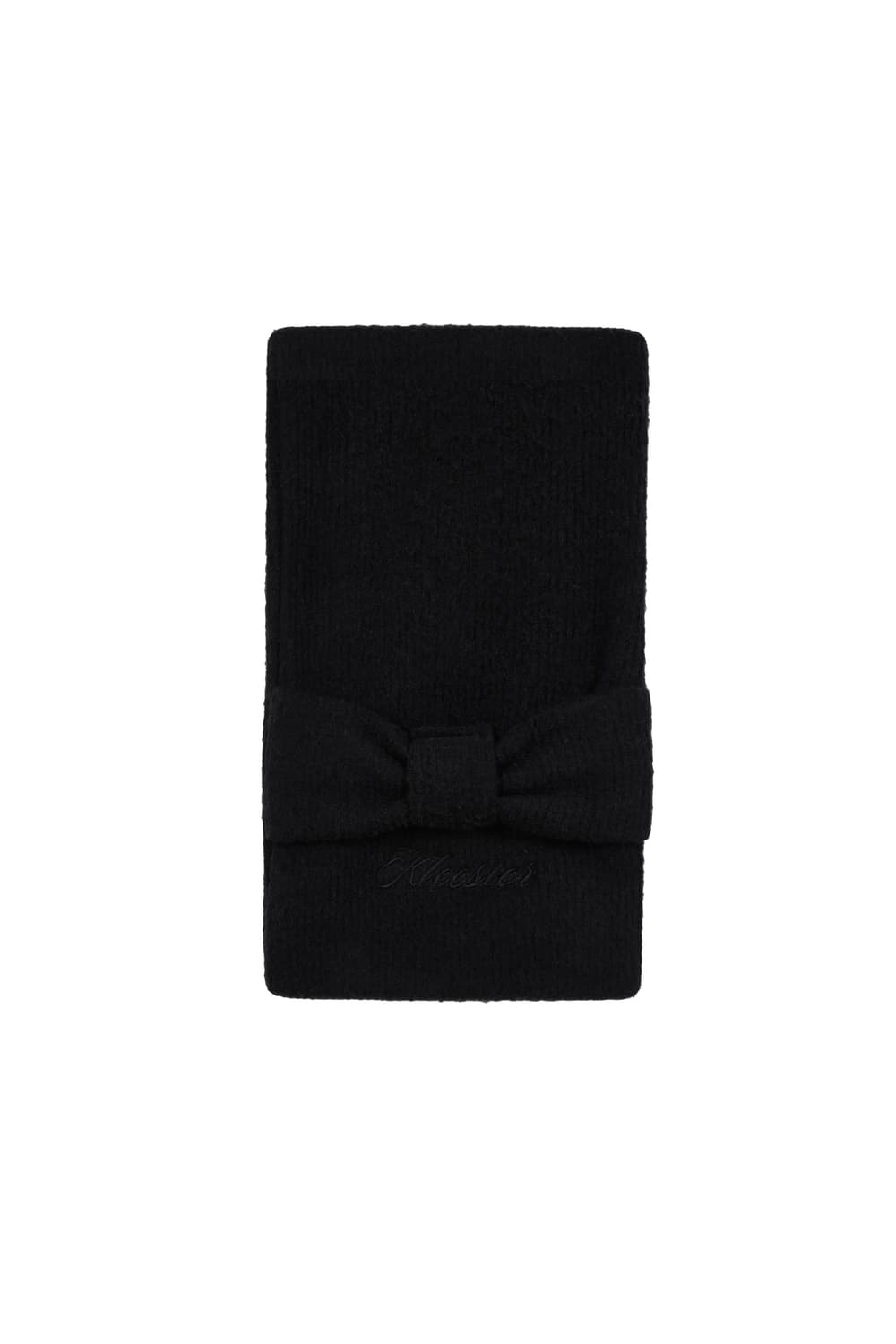 클리시어 베이비 리본 머플러/블랙/새상품 택O/무료배송 상품이미지4