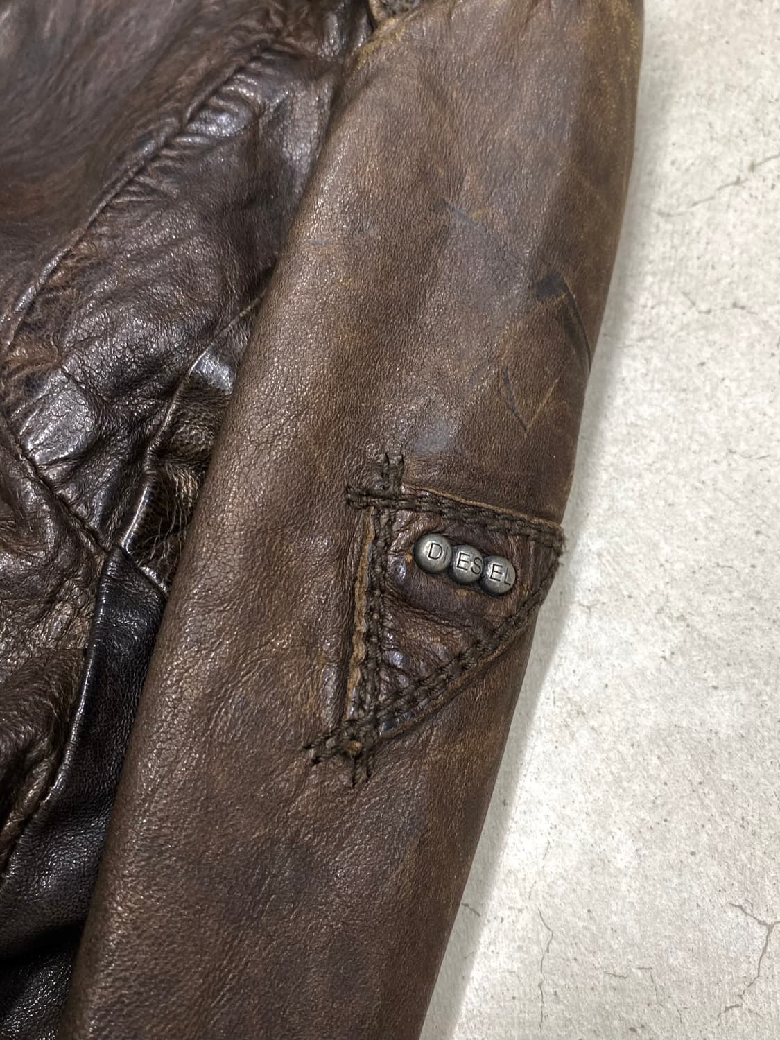 디젤 디어헌터 쉽스킨 레더 자켓 상품이미지6