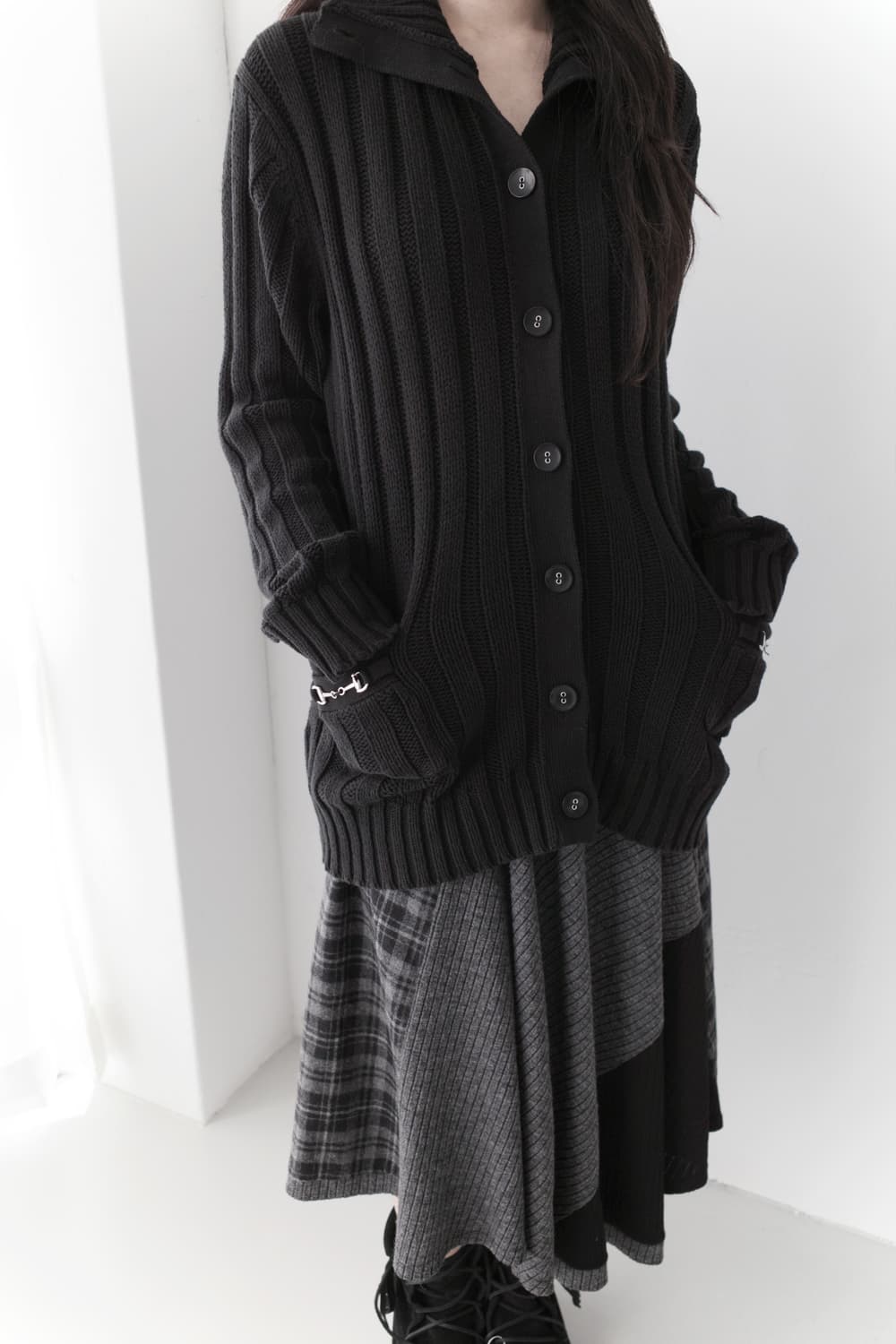 button knit cardigun 상품이미지8