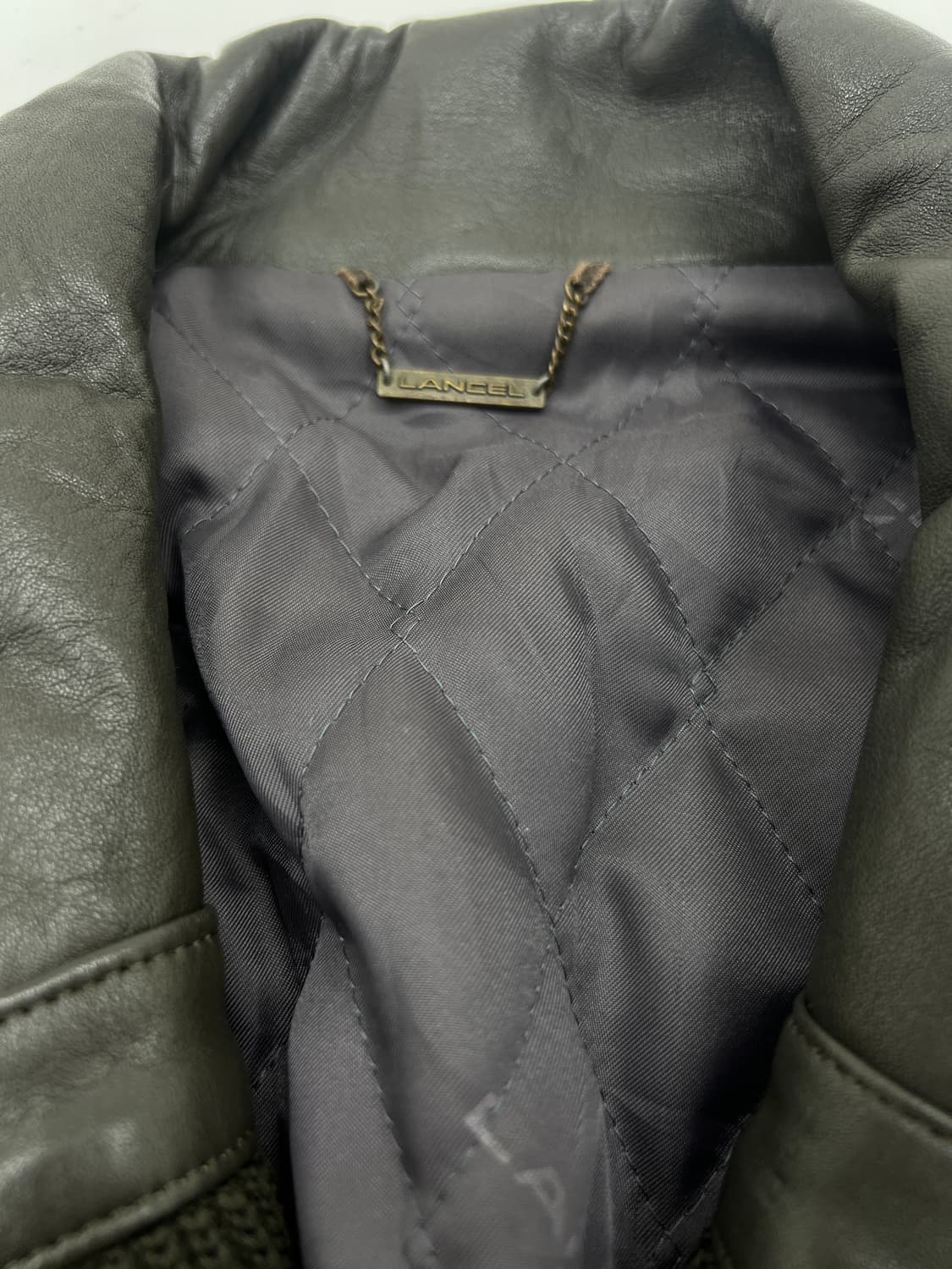 Lancel 울 레더 자켓 상품이미지4