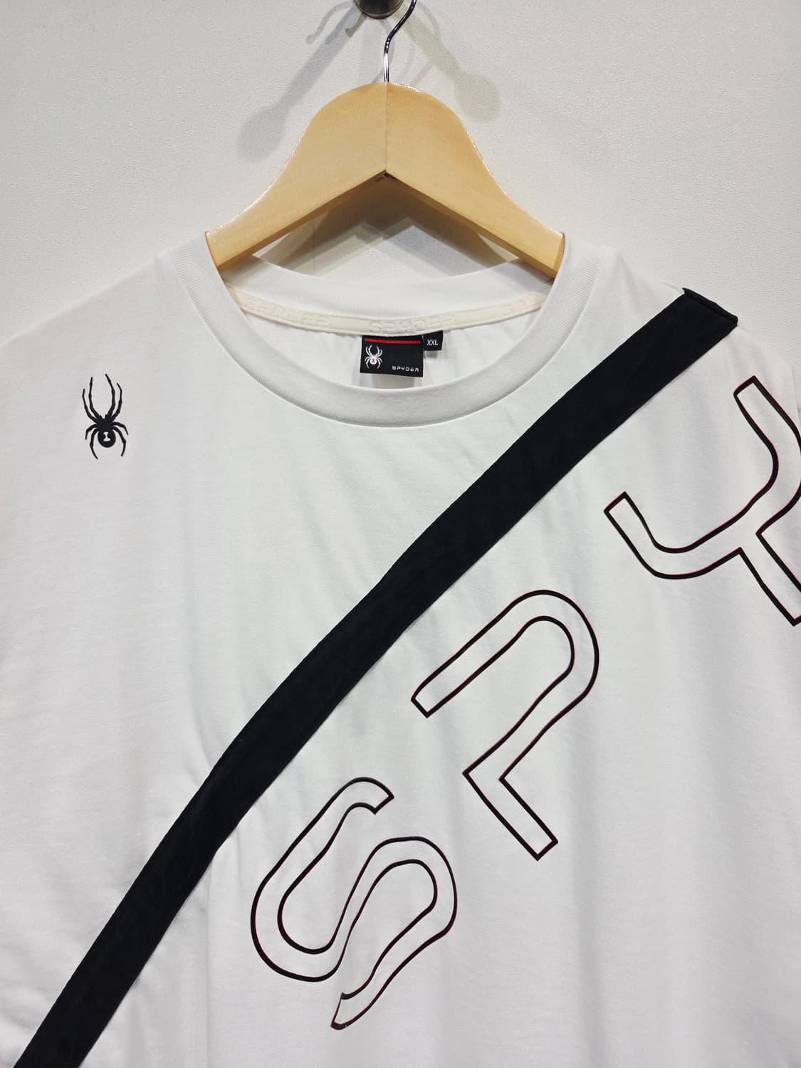 스파이더(SPYDER) 사선 빅로고 반팔 티셔츠 상품이미지3