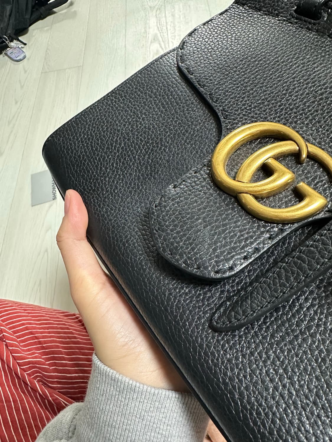 구찌 로고 마몬트백 탑핸들 상품이미지5