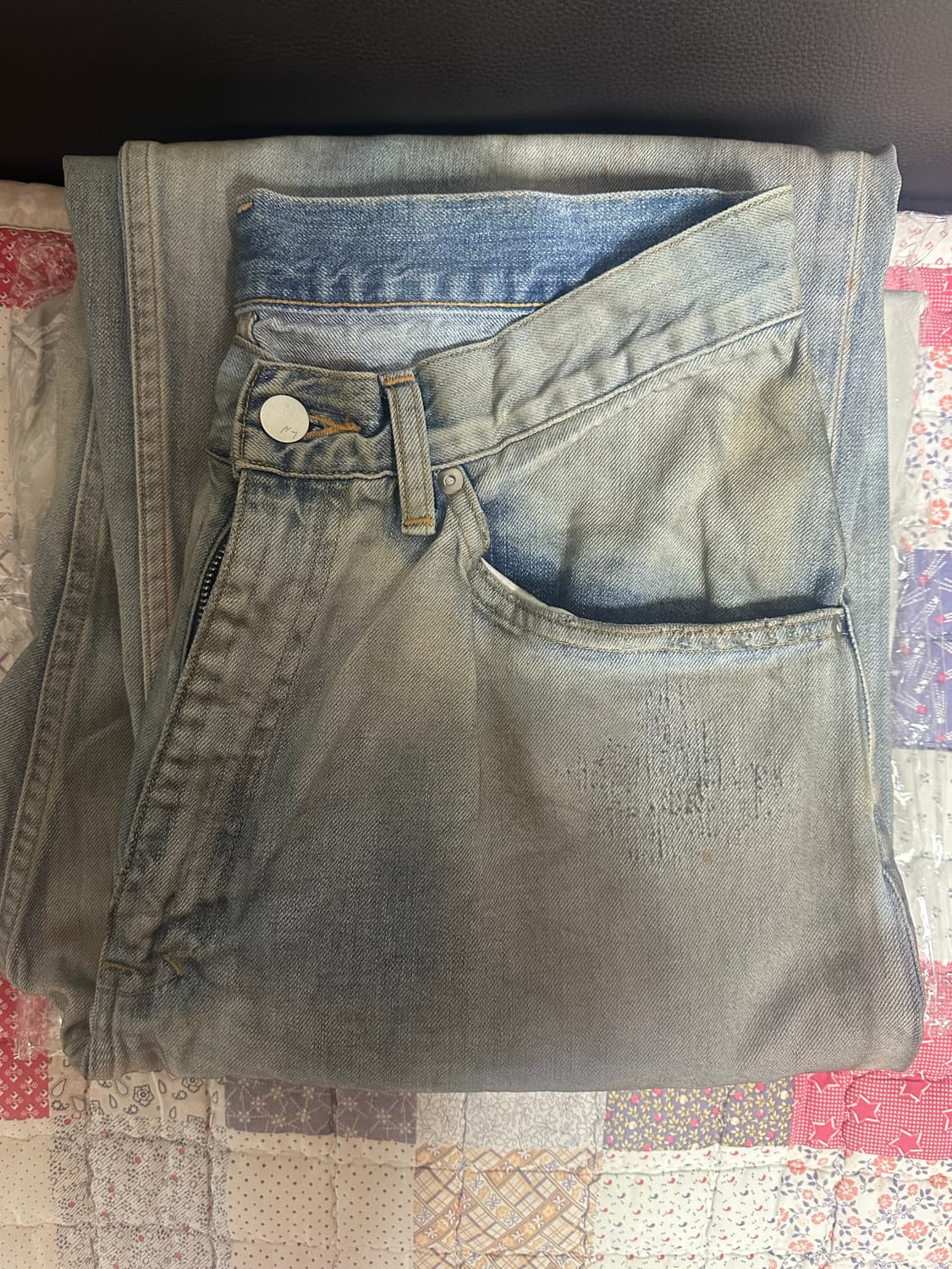 ancelim 안셀름 데님 팬츠 #03 AGING01 인디고 1사이즈 상품이미지2