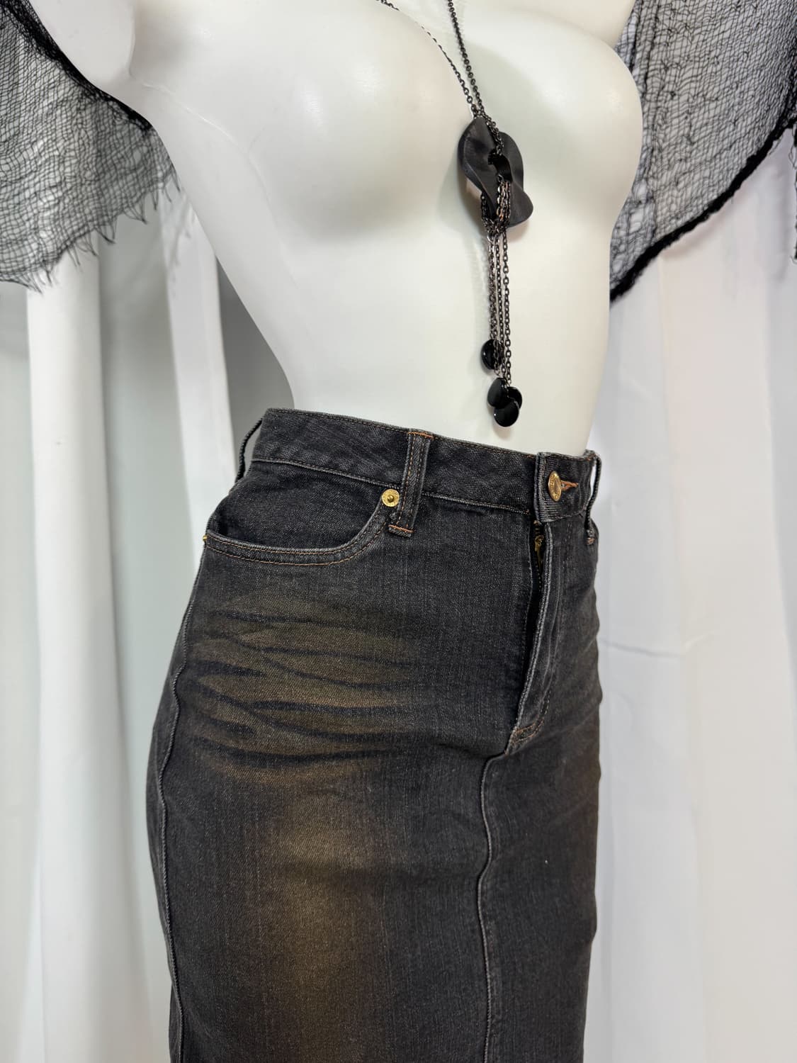 denim skirt 상품이미지2