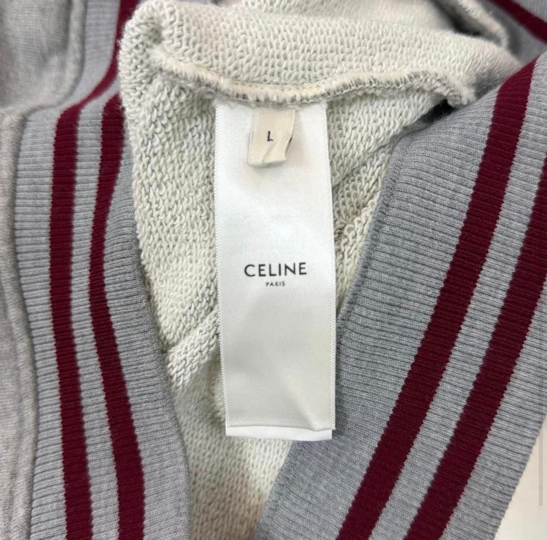 [리오브전포점] 셀린느 테디 백로고 컬리지 바시티 자켓 상품이미지5