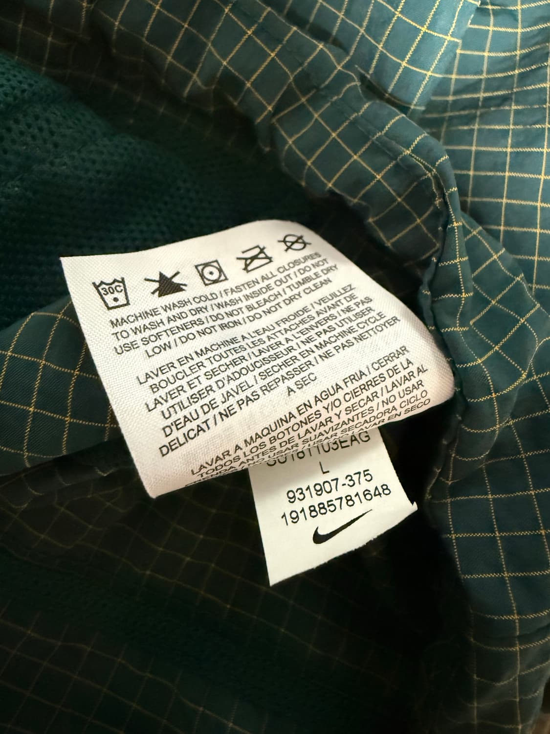 나이키 ACG 우븐 후드 자켓 하이퍼 제이드 상품이미지8