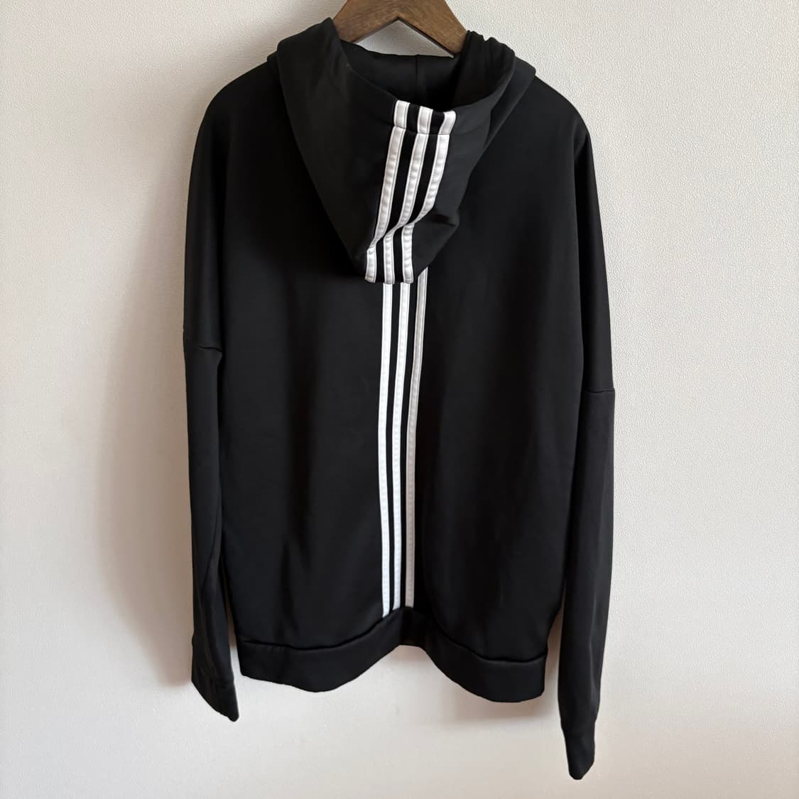 아디다스 블랙 후드 집업 100 상품이미지6