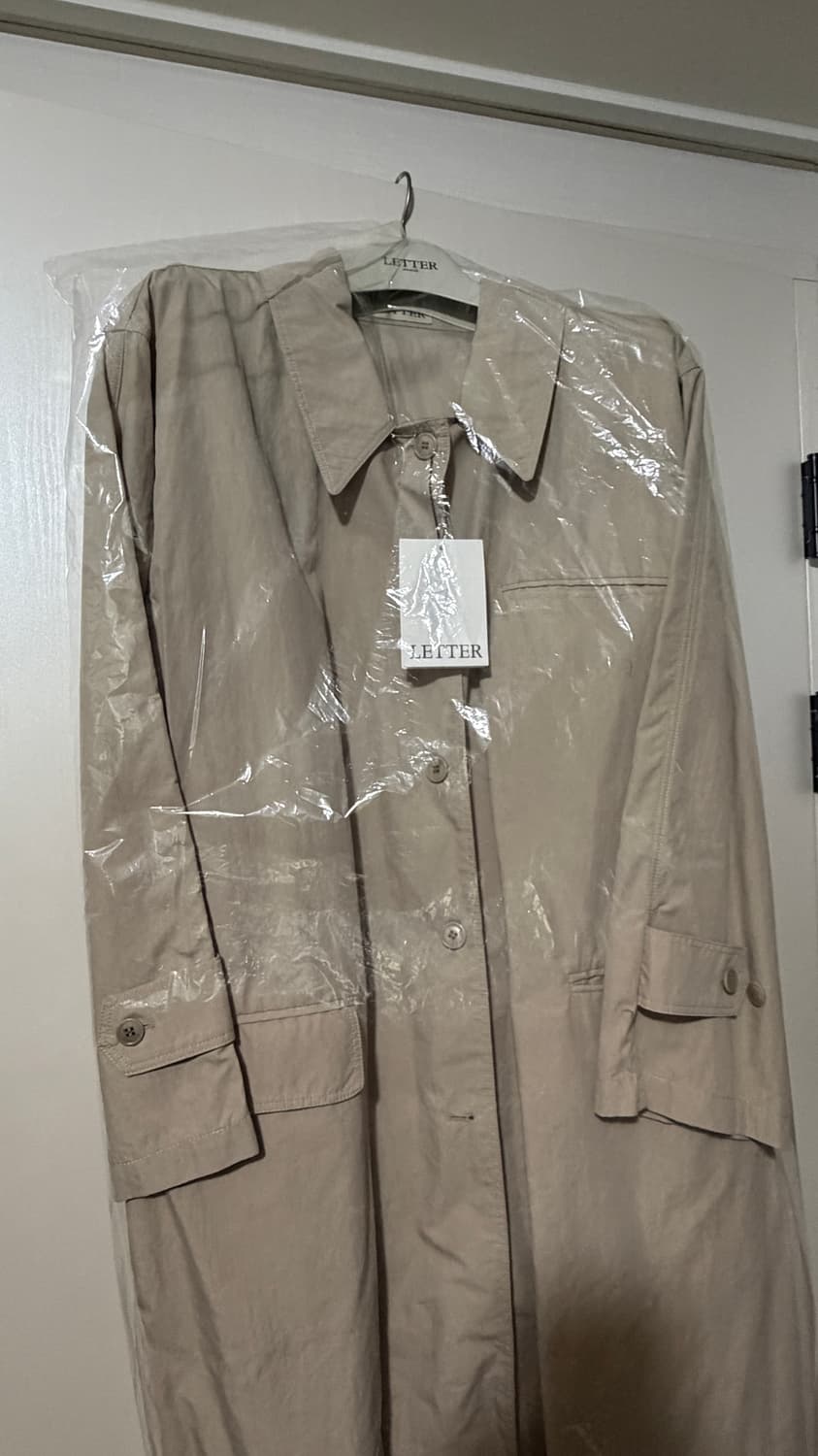 샵레터 Utility washed coat (taupe) 상품이미지4