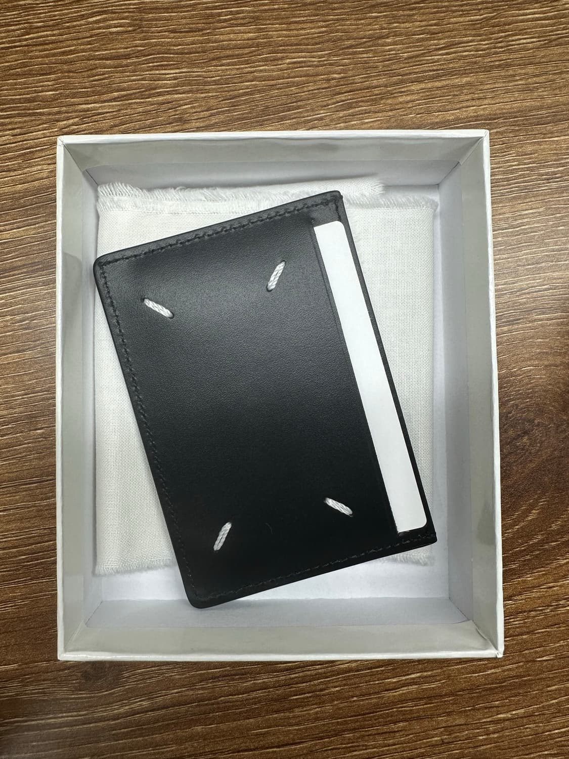 마르지엘라 카드 지갑 블랙(새 상품) 상품이미지1