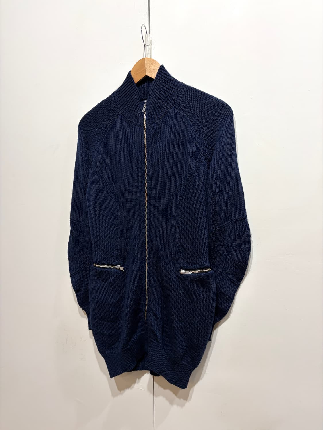 준야와타나베 울 니트 집업 상품이미지3