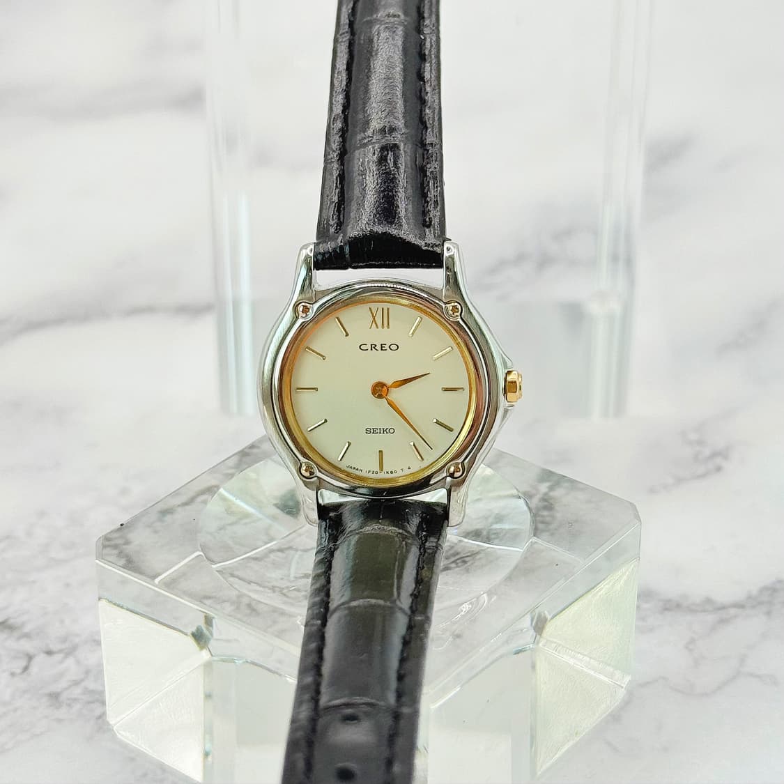 90s00s 빈티지 세이코 크레오 샴페인 골드 워치 상품이미지2