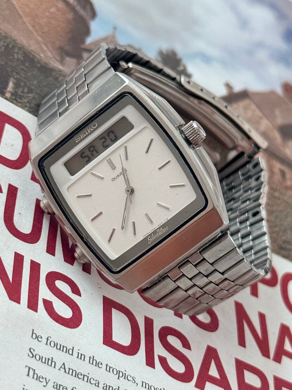 Seiko 세이코 쿼츠 SilverWave 아니디지 1982 상품이미지4