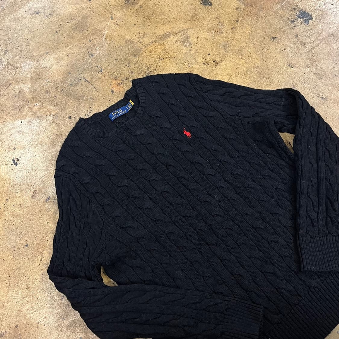 폴로 랄프로렌 블랙 니트 상품이미지1