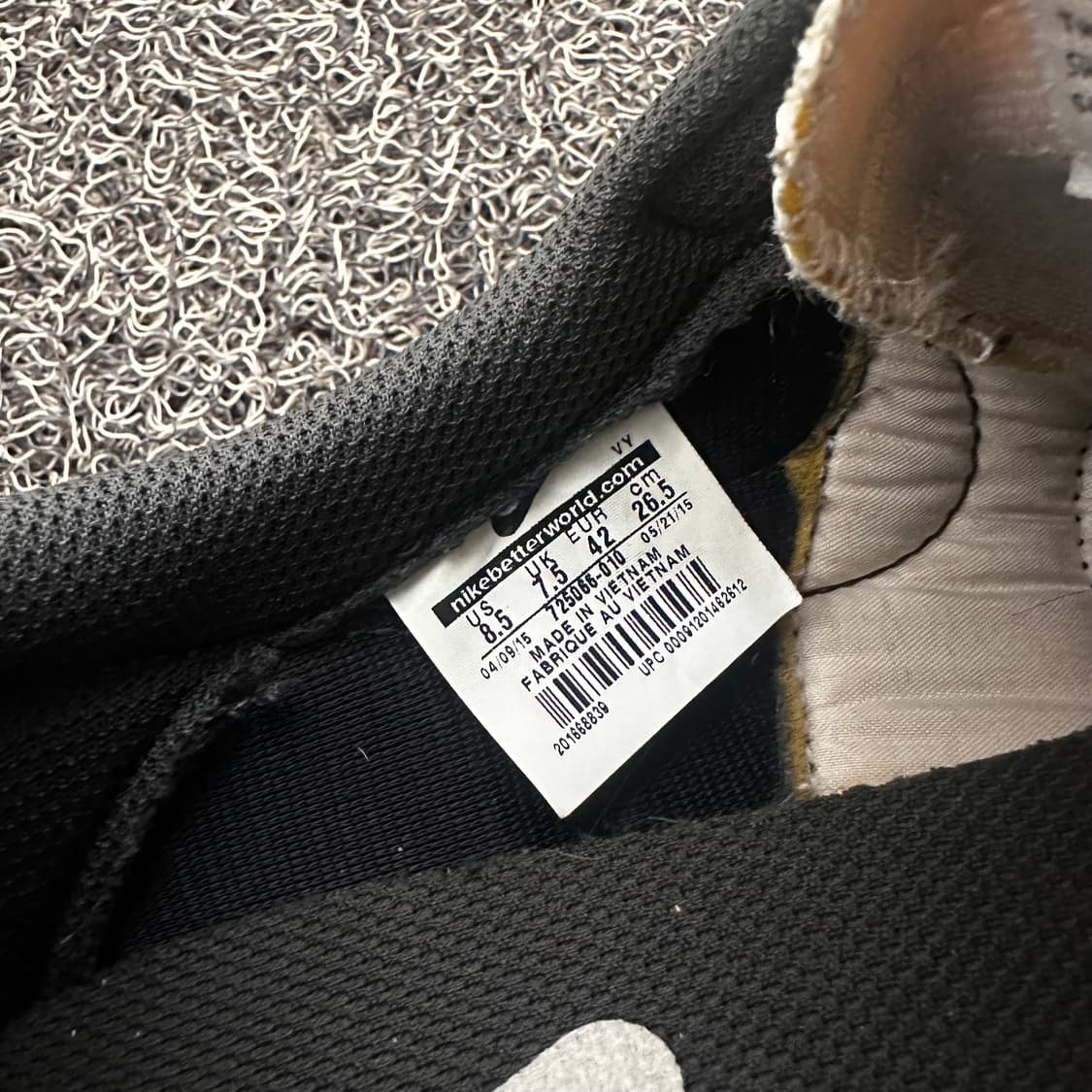 NIKE 나이키 첼린져 블랙 검흰 운동화 265 상품이미지4