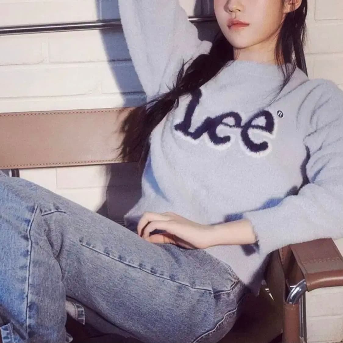 상태최상 95000구입 정품 LEE 앙고라 니트 M 실착1 상품이미지4