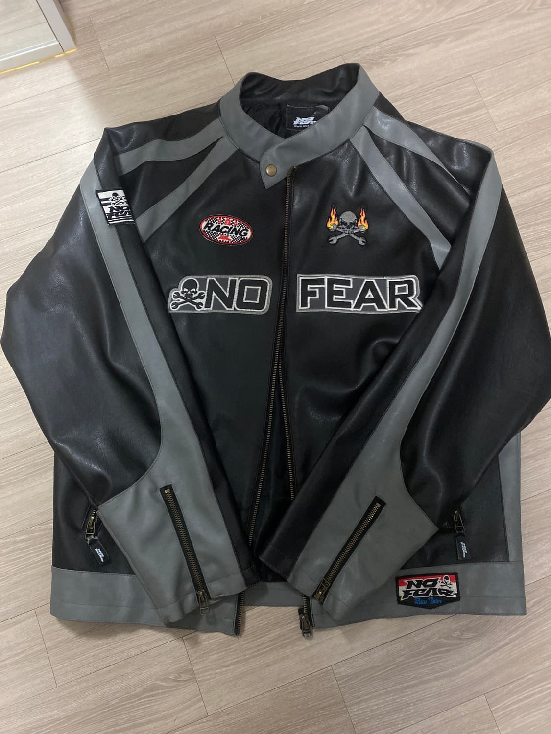 노피어 레더 자켓 상품이미지1