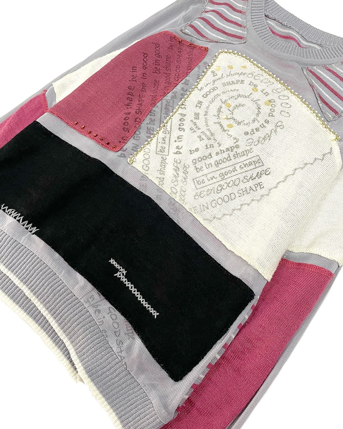 Vintage 패치워크 롱 슬리브리스 상품이미지5