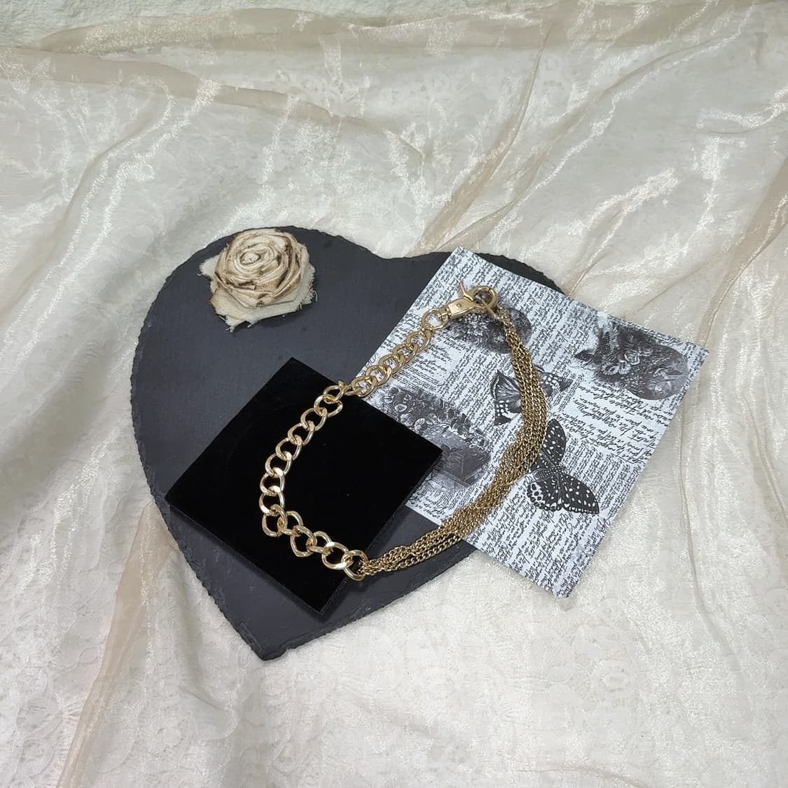 빈티지 쿠바체인 레이어드 목걸이 상품이미지2