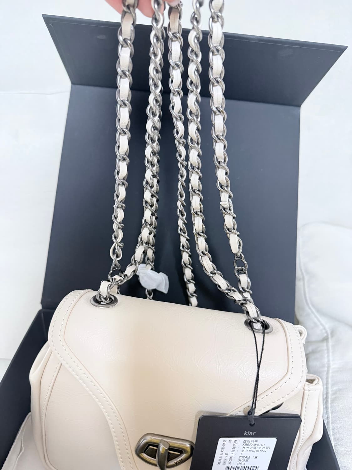 새상품 키아르 젤타 뱍팩 토트 백 소가죽 상품이미지4