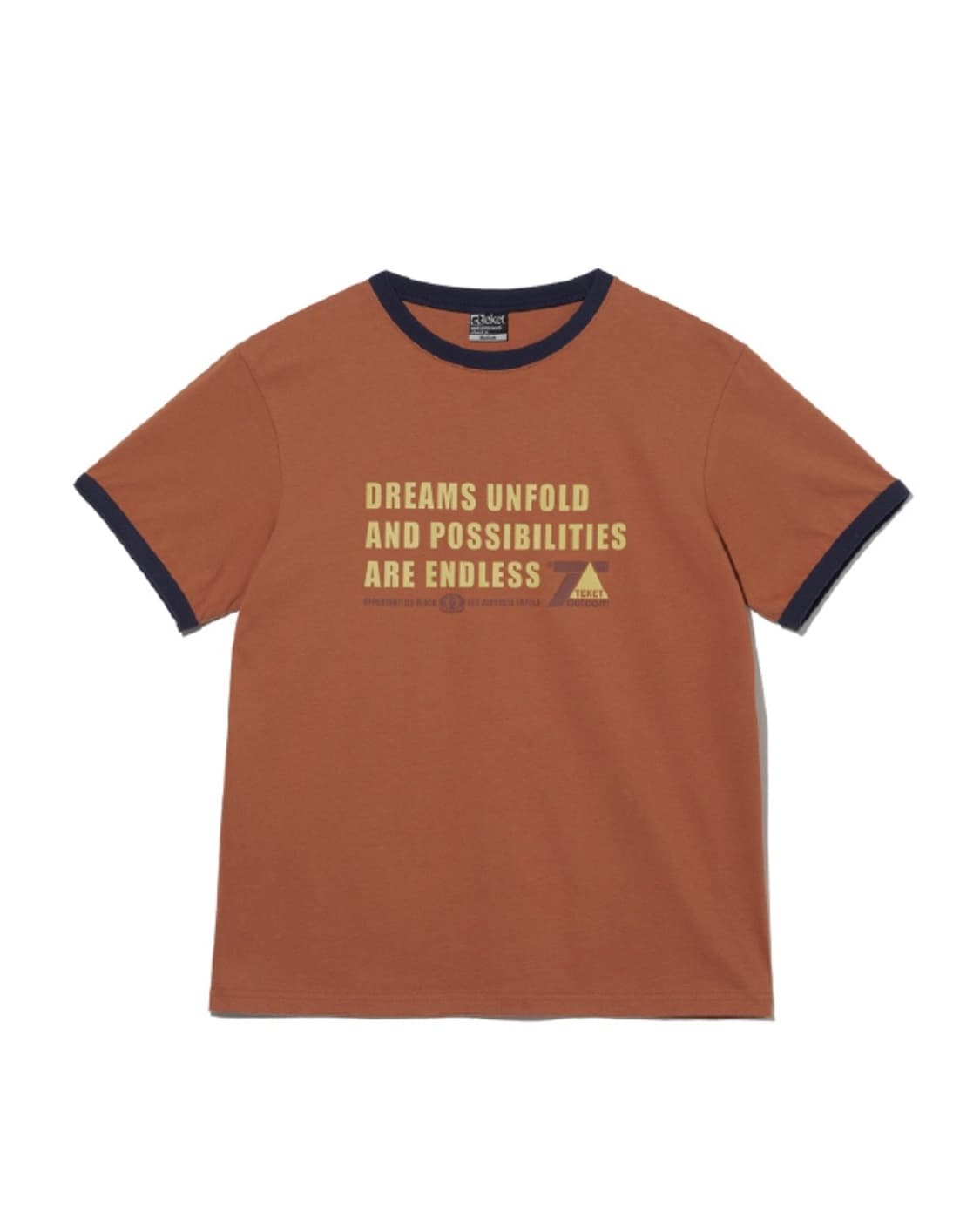 Teket 테켓 Unlimited Tee Orange 반팔티 S size 상품이미지2