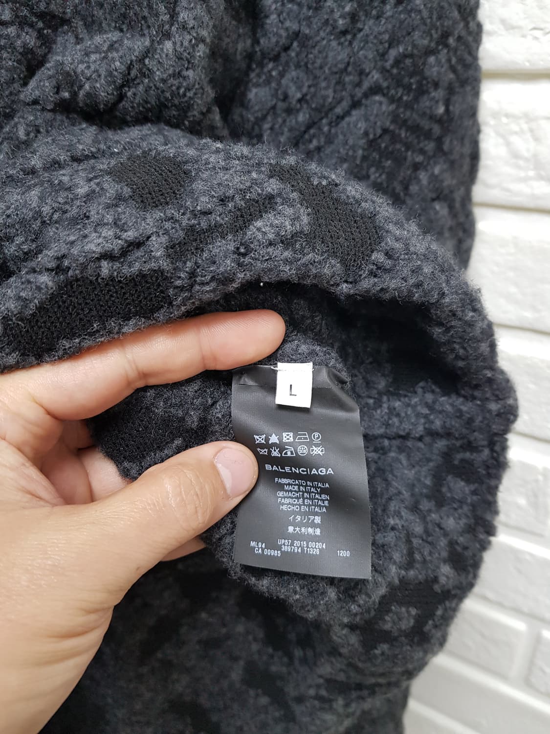 [L/정품] 발렌시아가 누에고치 오버핏 스웨터 상품이미지7