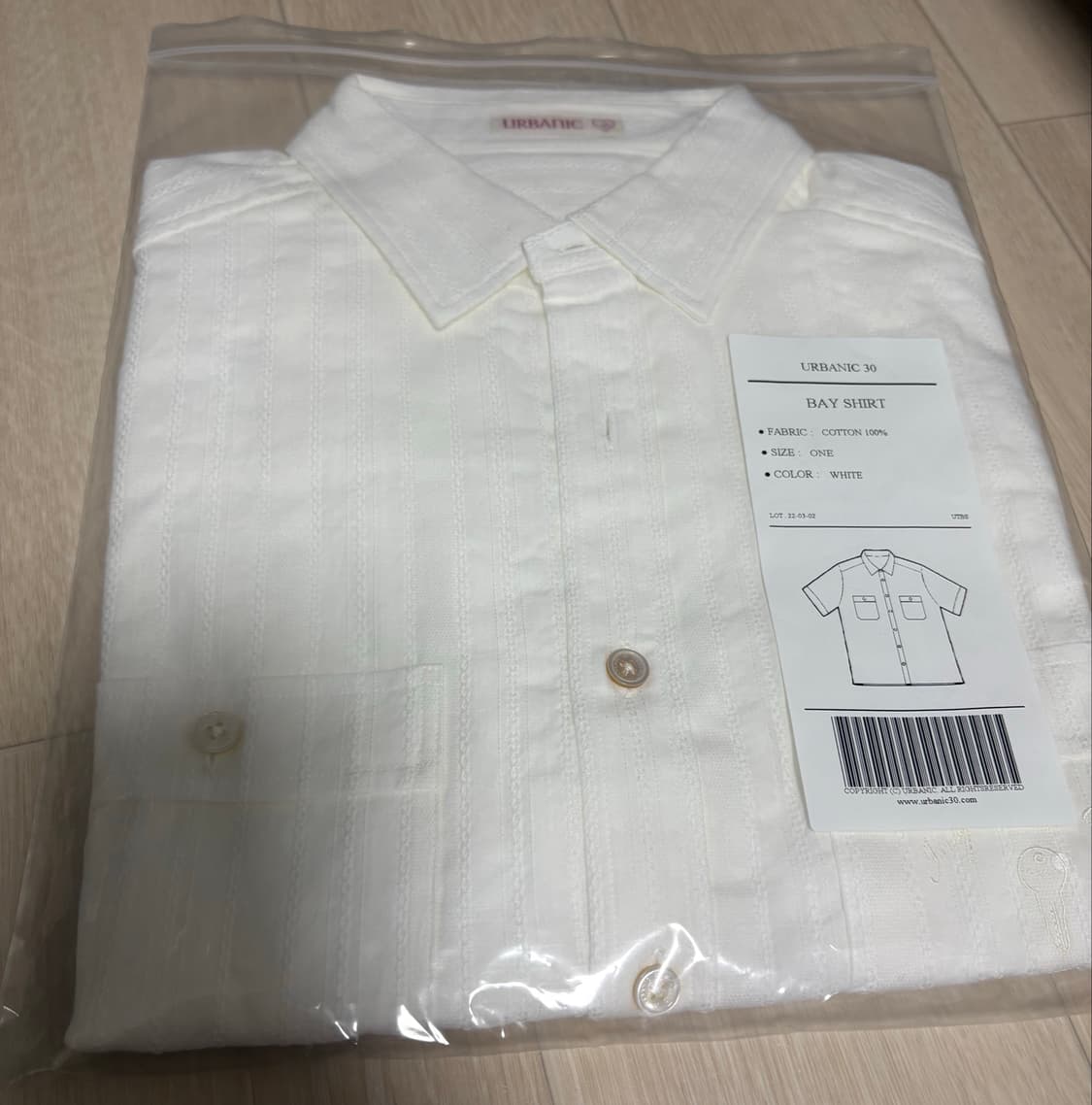  얼바닉30 BAY SHIRT(베이 셔츠) 상품이미지2
