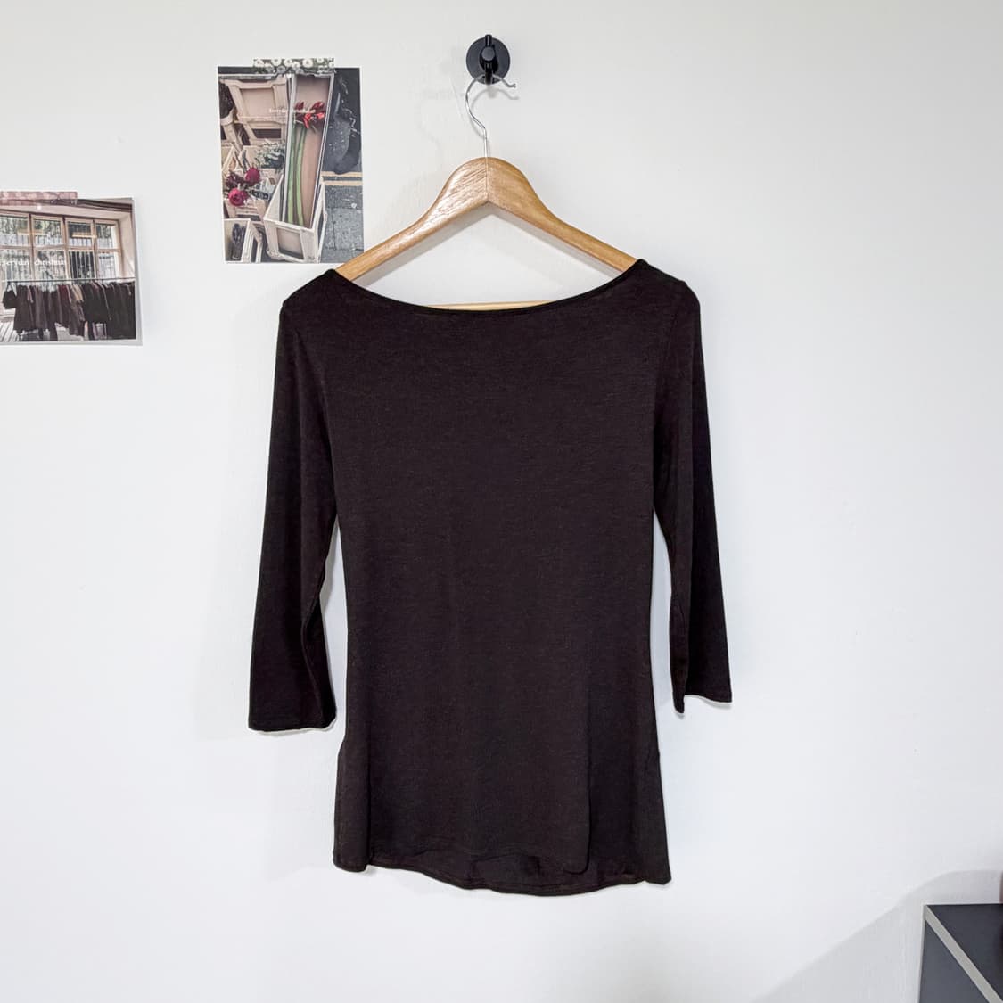 [L] 막스마라 셔링 블라우스 브라운 상품이미지2