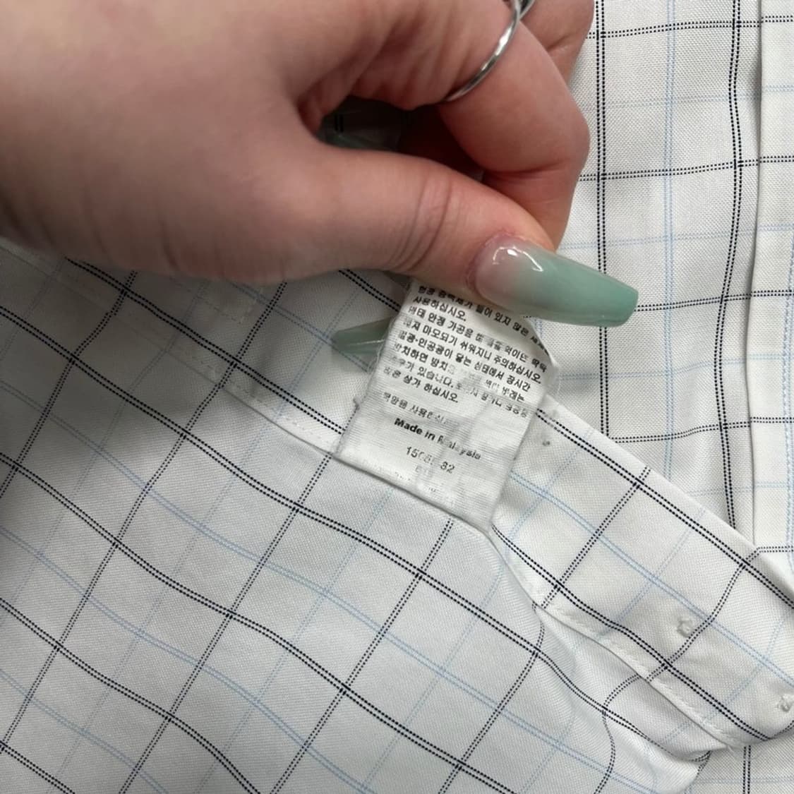 BROOKS BROTHERS 체크 셔츠 16½-33 상품이미지9