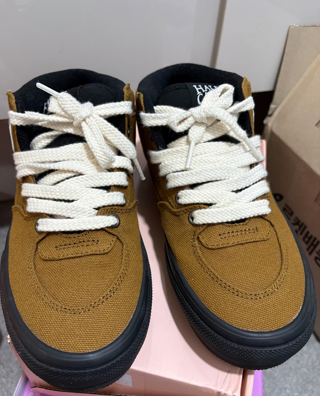 반스 덕 캔버스 스케이트 하프 캡 브라운 250 상품이미지2