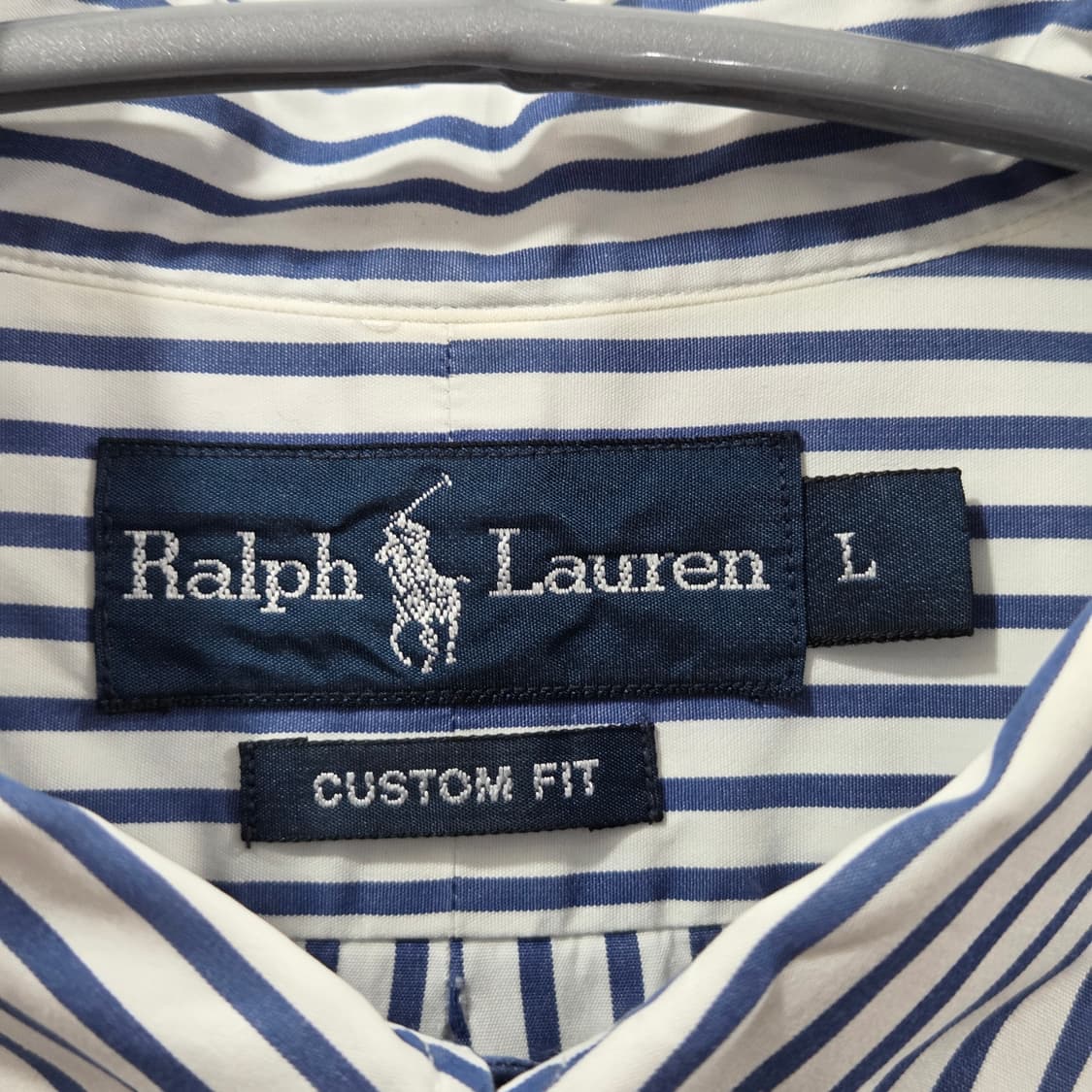 폴로랄프로렌 버튼다운 스트라이프 반팔셔츠 L  상품이미지3