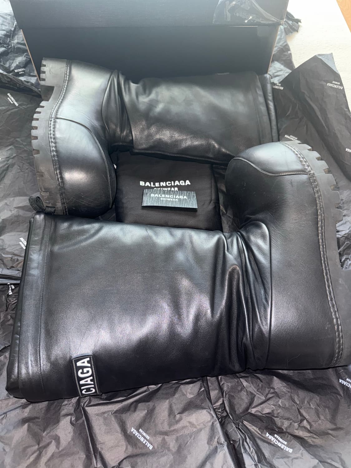 balenciaga alaska leather high boots 상품이미지5
