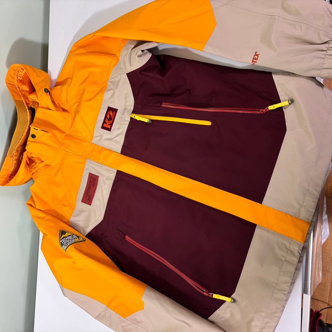 우먼M 네파 머스타드 고어텍스 바람막이자켓 상품이미지2