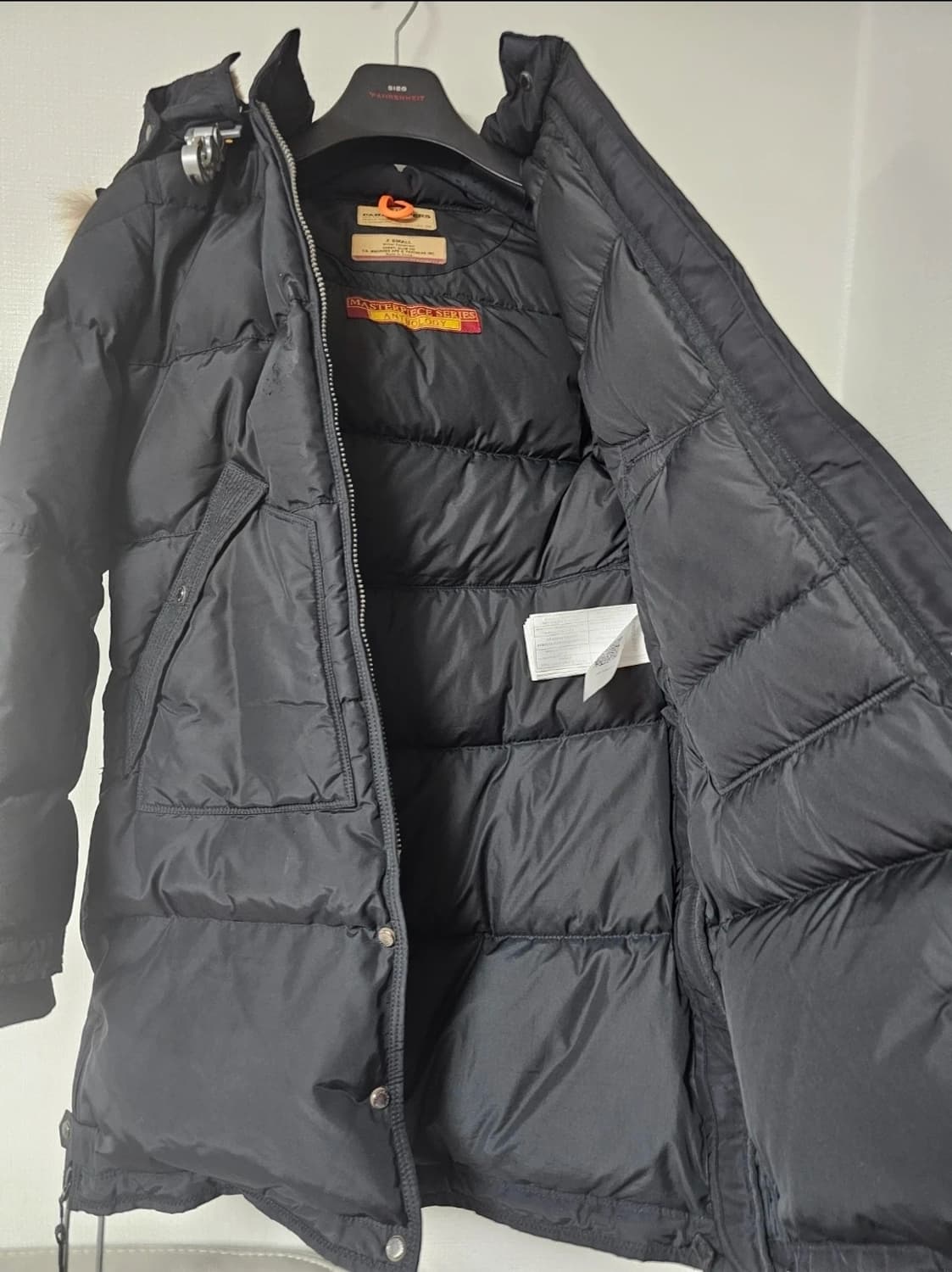 파라점퍼스 21fw 롱베어 후드 롱패딩(xs/55사이즈) 상품이미지6