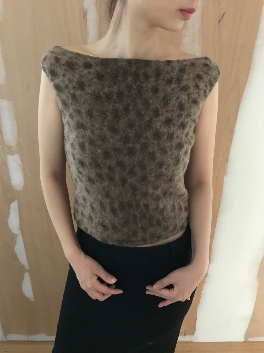 vintage pattern sleeveless 상품이미지5