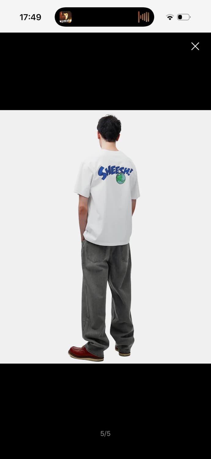 디스이즈네버댓 Sheesh! Tee White 반팔 L 상품이미지2