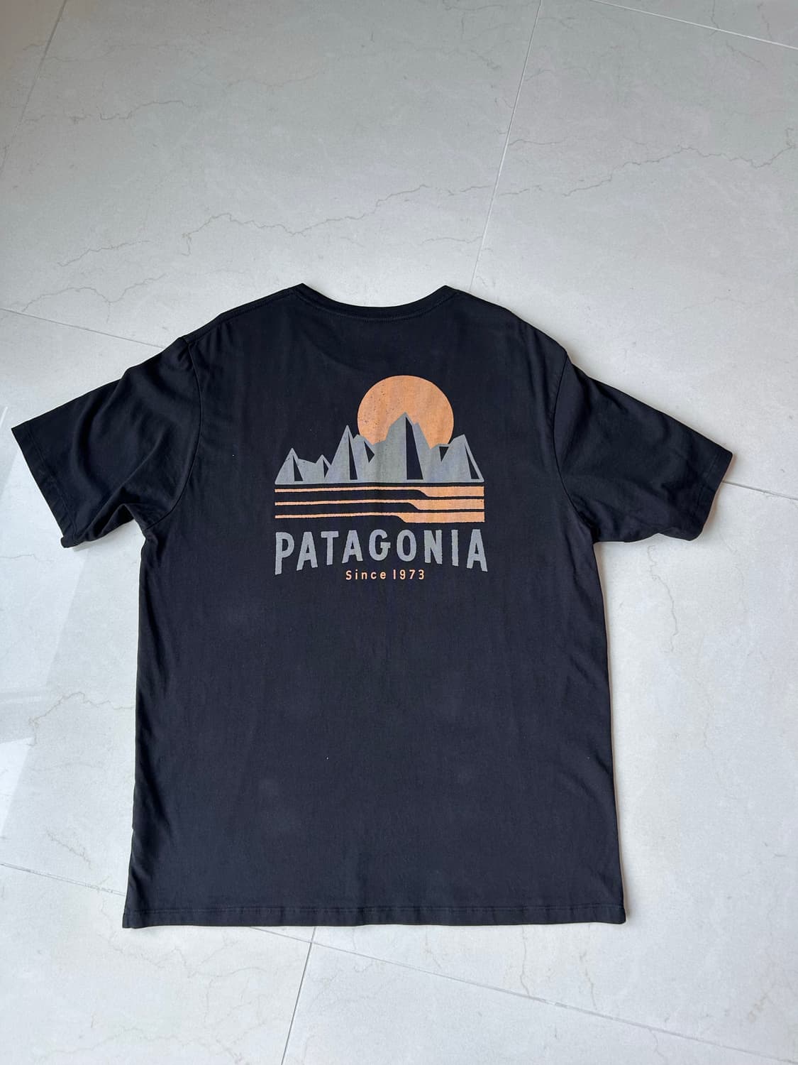 파타고니아 남성 반팔 티셔츠 블랙 M 상품이미지1