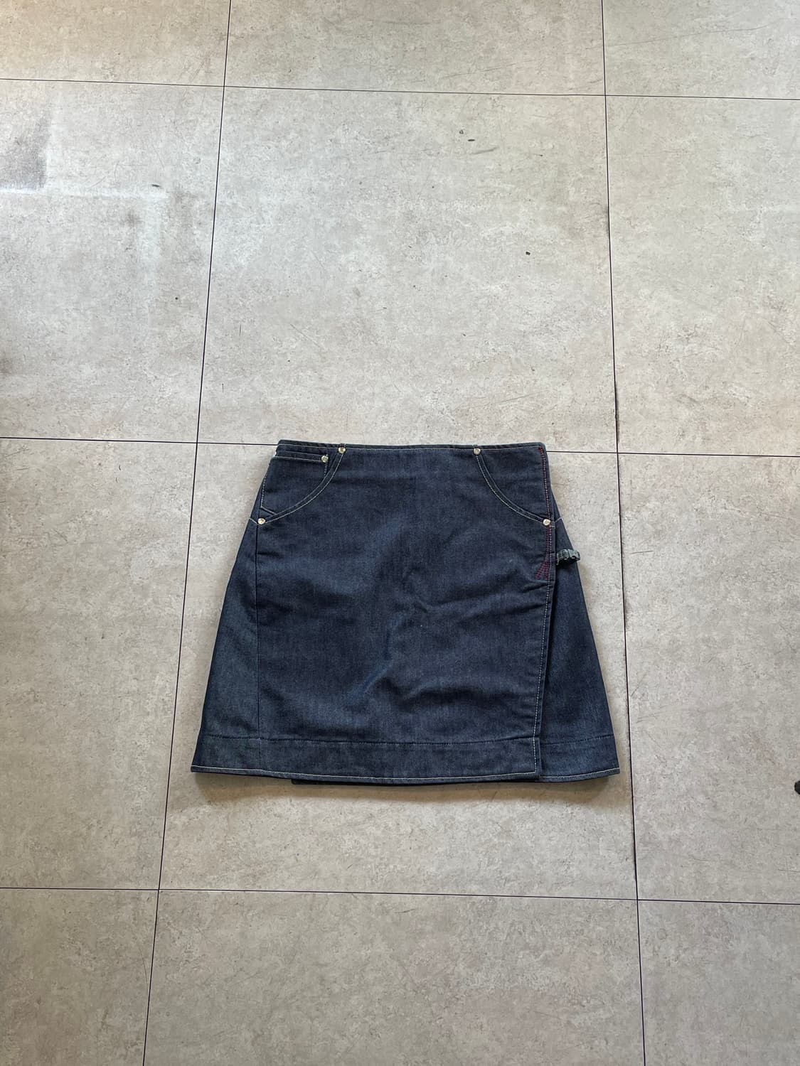 리바이스 엔지니어드 진스 랩 스타일 데님 미니스커트 상품이미지2